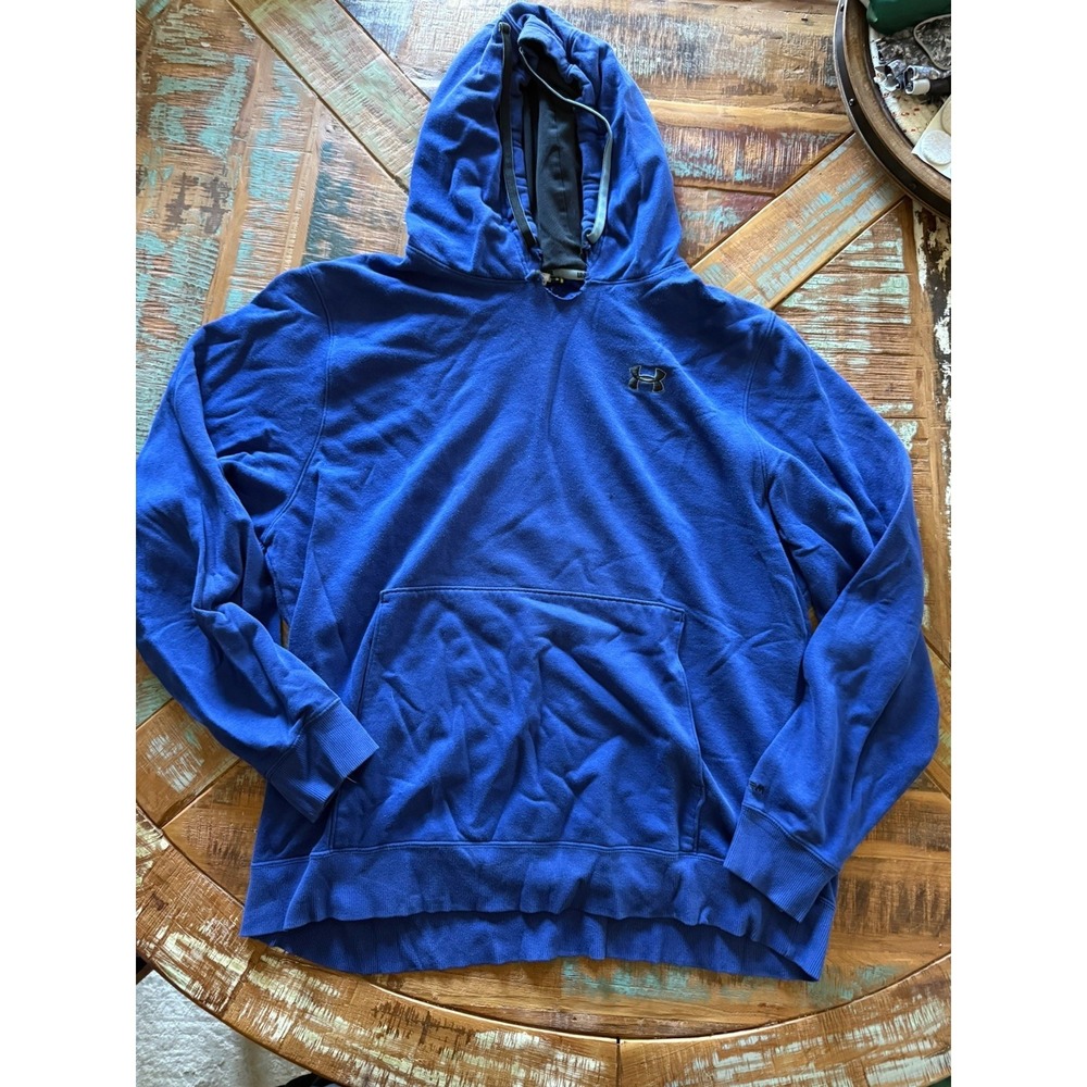 Men's Under Armour Blue Storm Sweatshirt Size XXL Loose